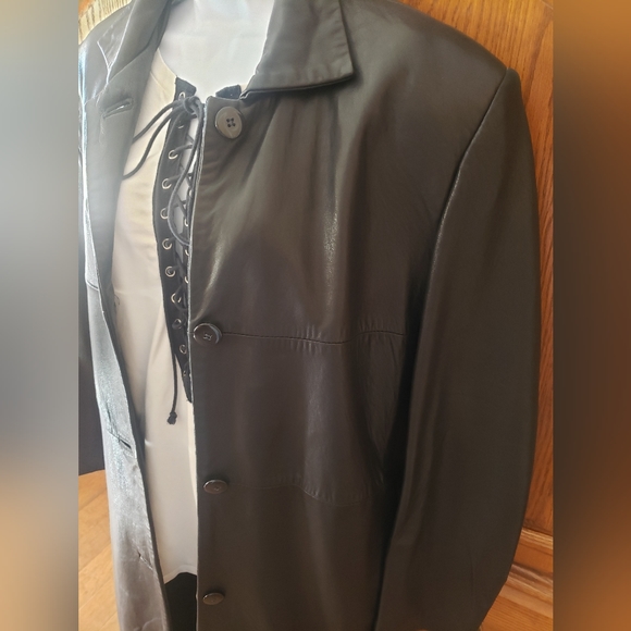 Collezione SA Butter Soft Leather Coat! - Picture 6 of 12